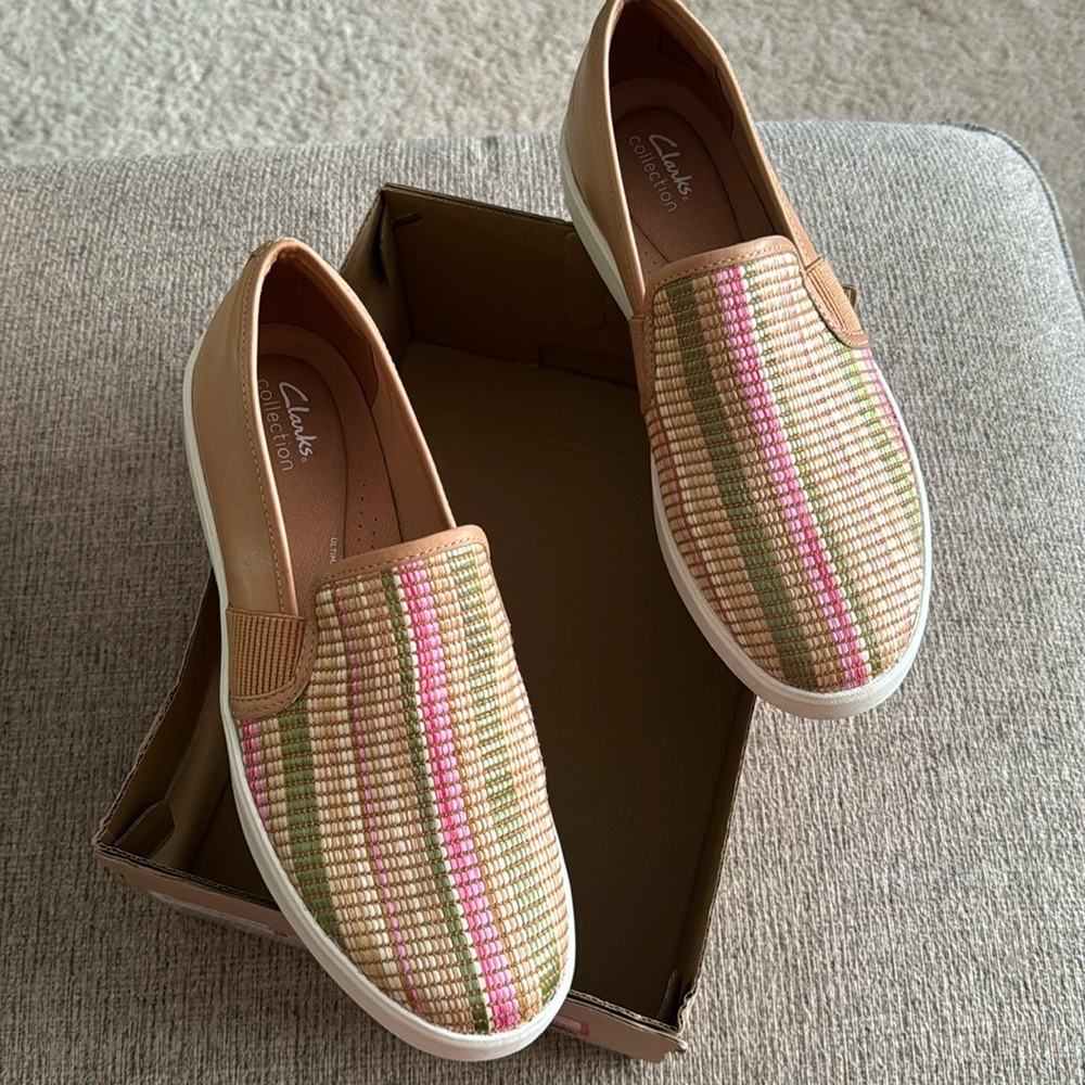 Rainbow color loafers